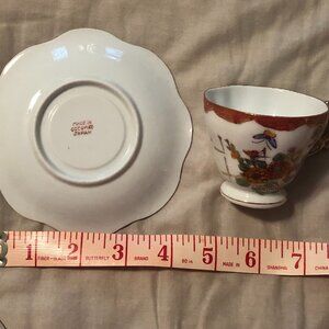 Vintage 'Occupied Japan' porcelain saucer & teacup
